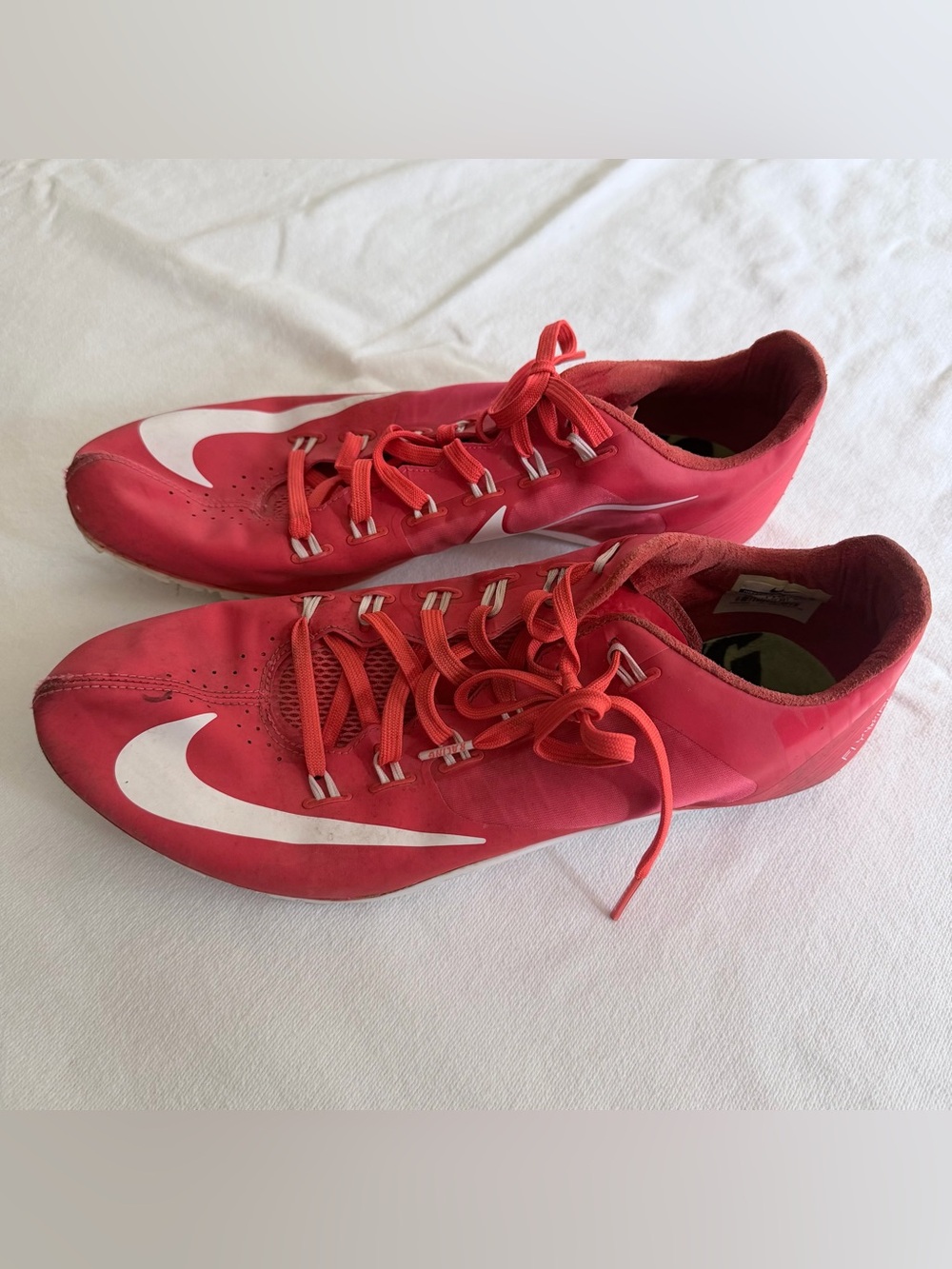 Nike Flywire Red Running Spikes
